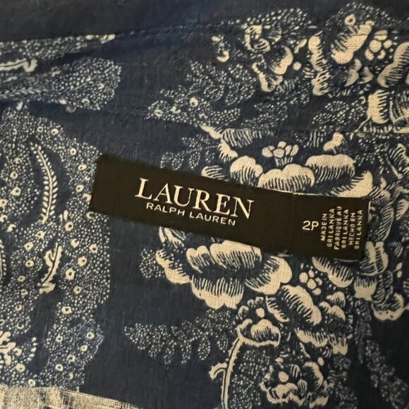 Lauren Ralph Lauren Floral Belted Shirt Dress (2P) - Picture 11 of 15